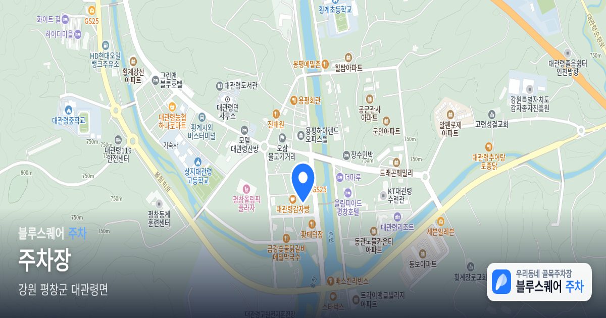 주차장 위치 지도
