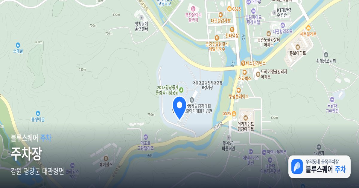 주차장 위치 지도