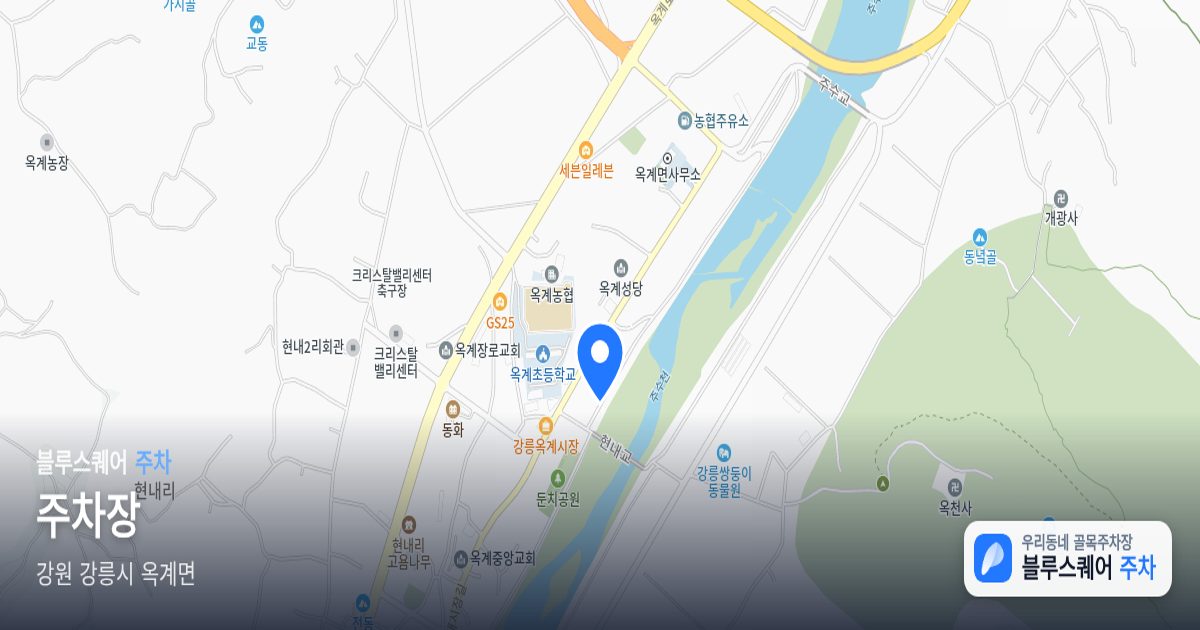 주차장 위치 지도
