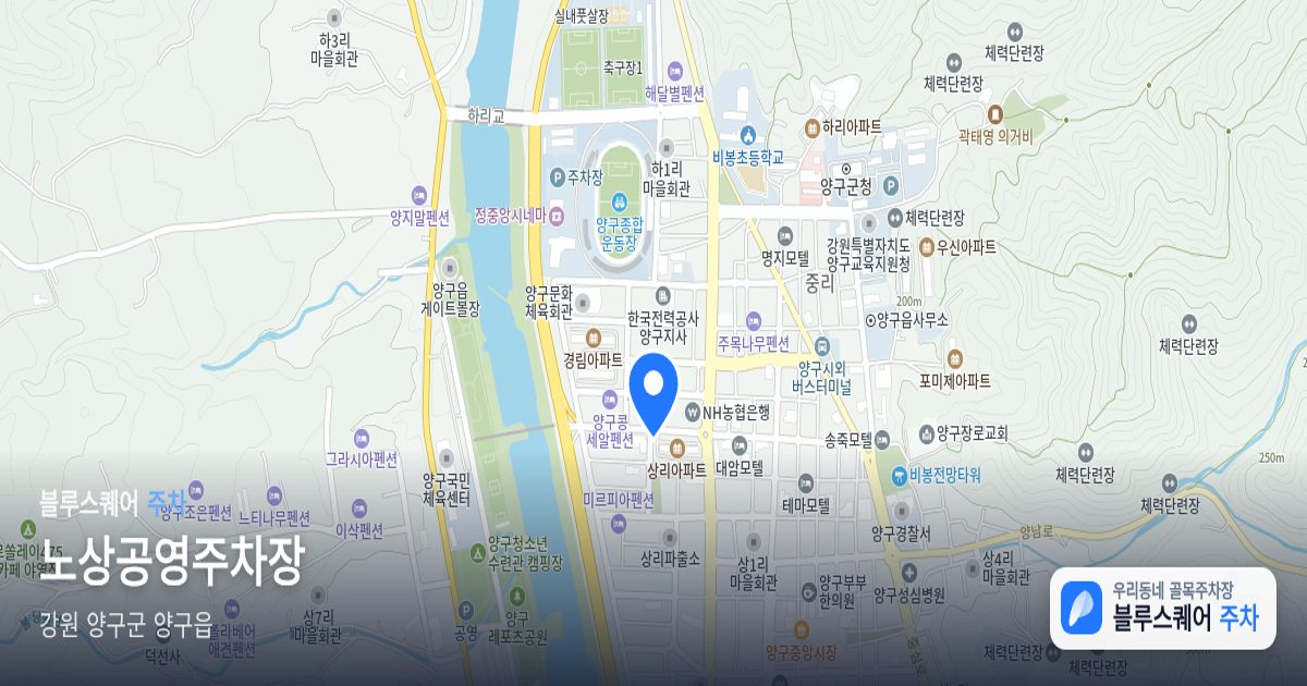 노상공영주차장 위치 지도