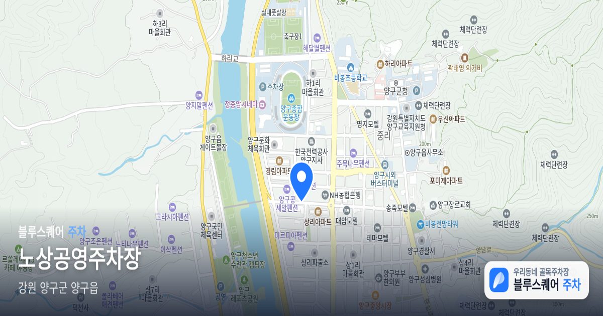 노상공영주차장 위치 지도