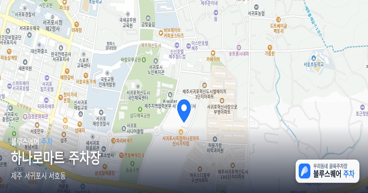 하나로마트 주차장 위치 지도