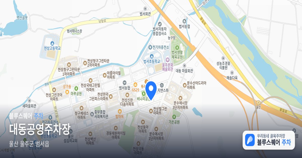 대동공영주차장 위치 지도