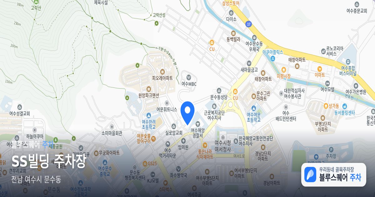 SS빌딩 주차장 위치 지도