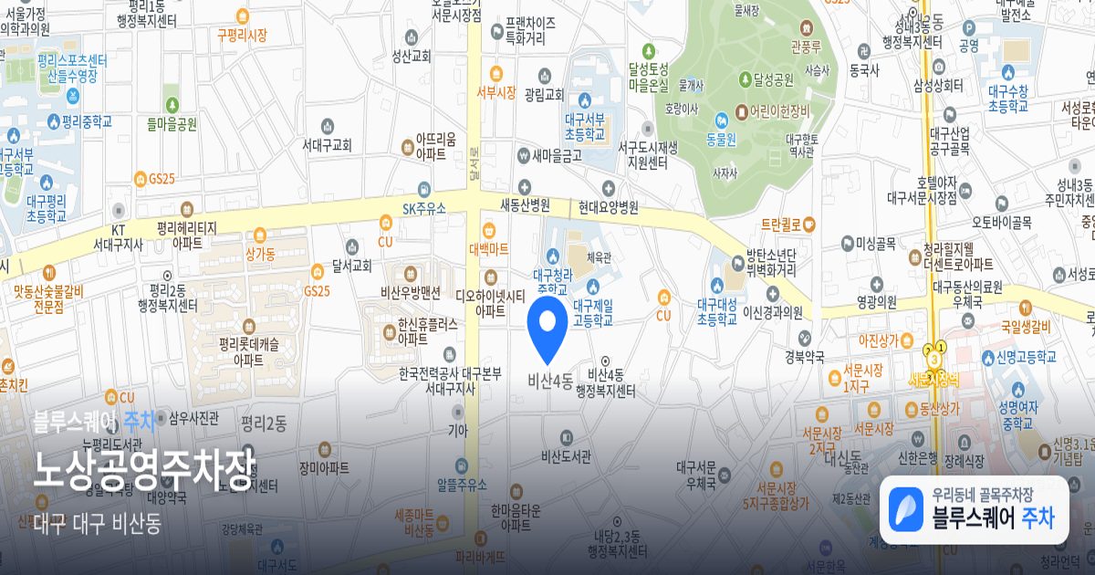 노상공영주차장 위치 지도