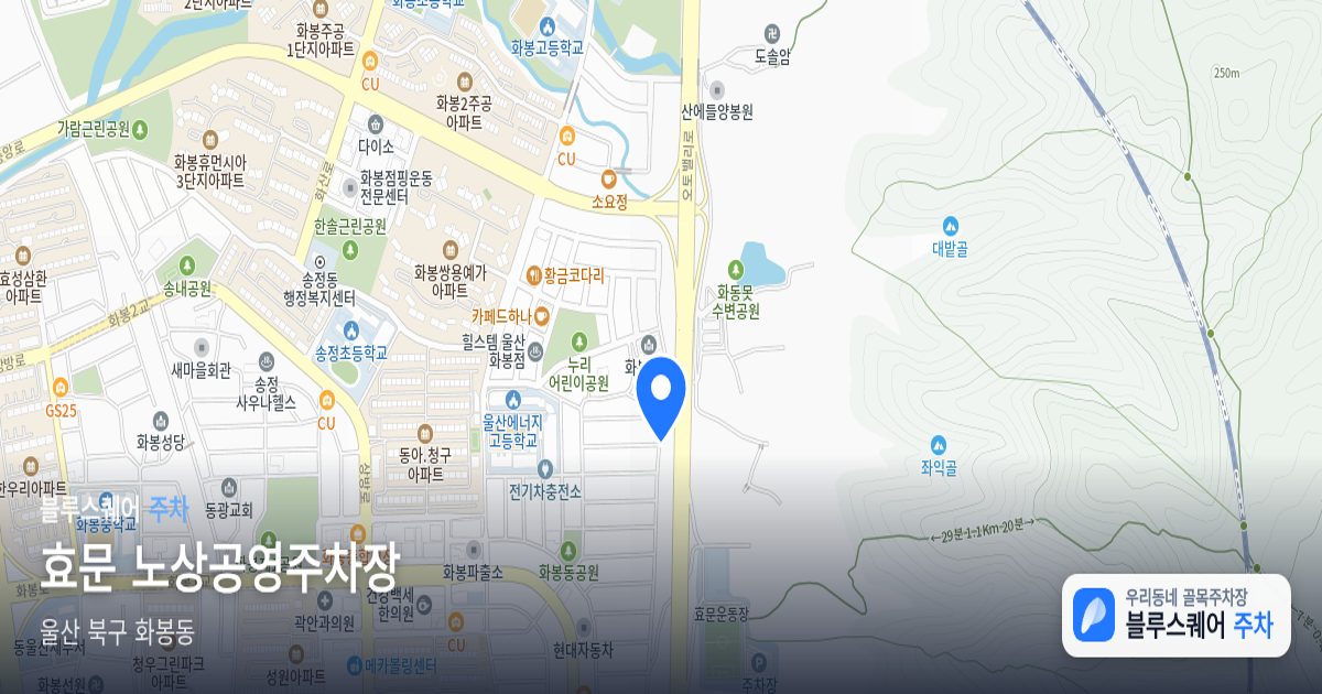 효문 노상공영주차장 위치 지도