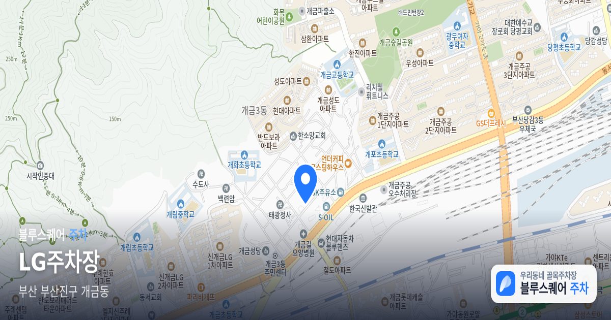 LG주차장 위치 지도