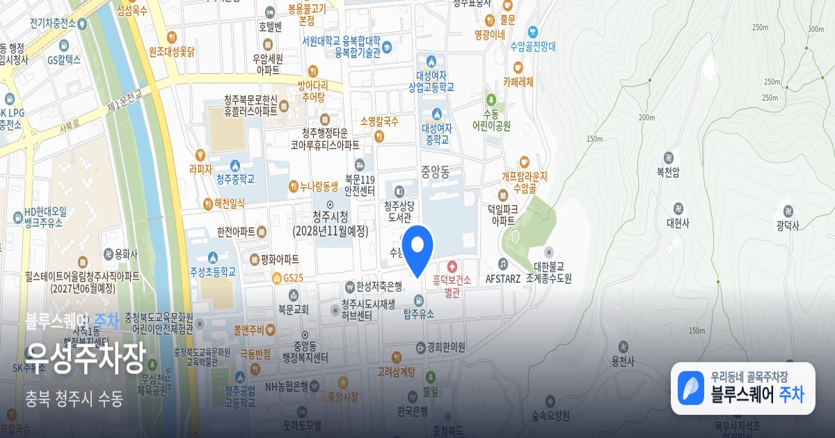 우성주차장 위치 지도