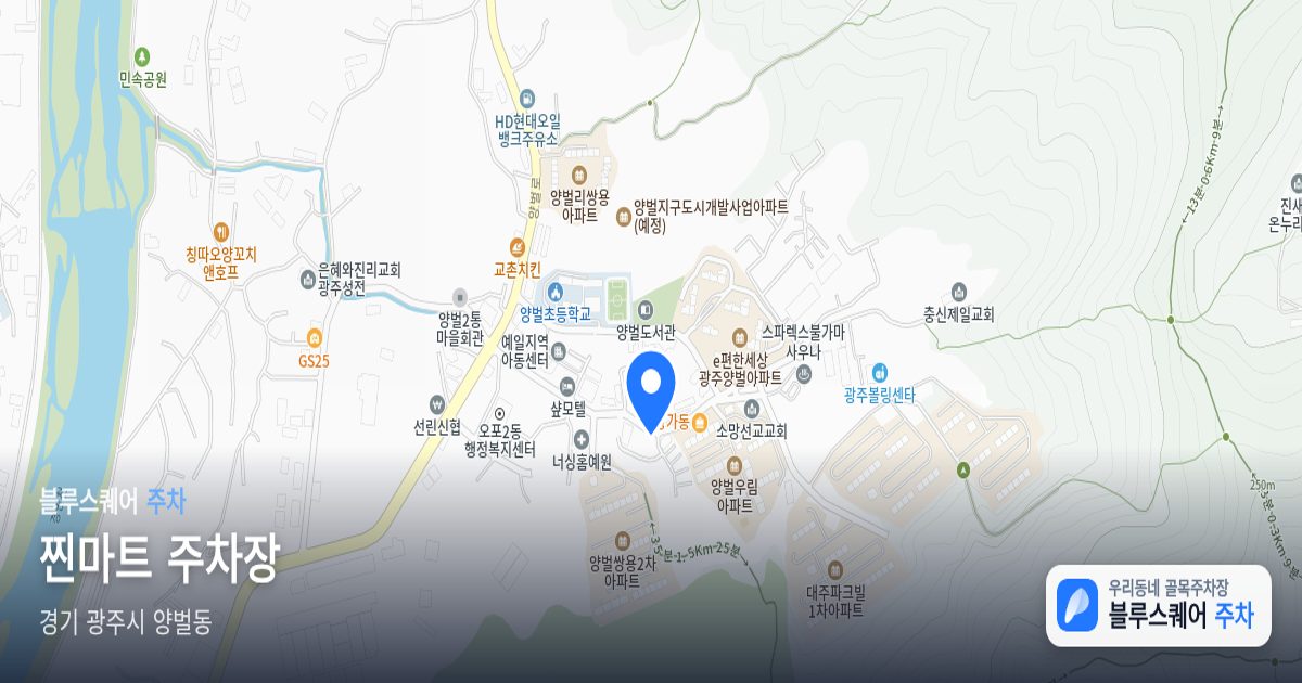 찐마트 주차장 위치 지도