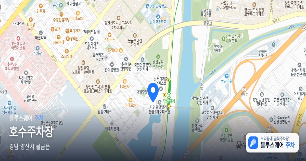 호수주차장 위치 지도
