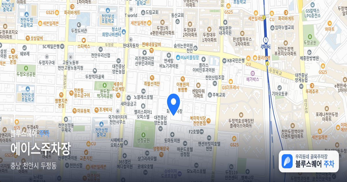 에이스주차장 위치 지도