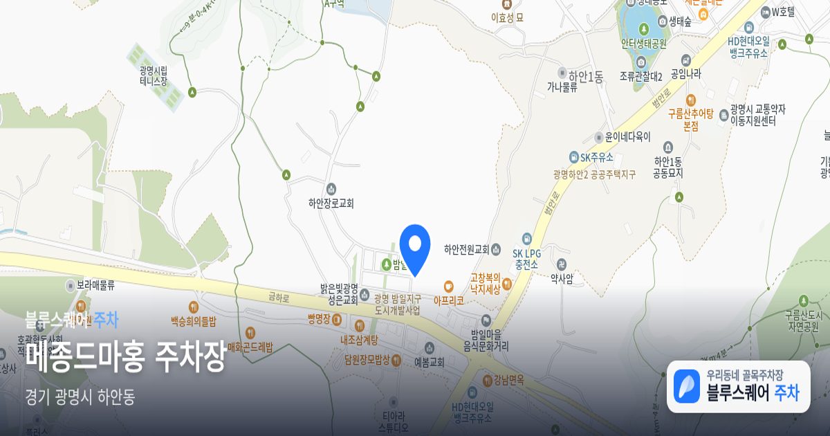 메종드마홍 주차장 위치 지도