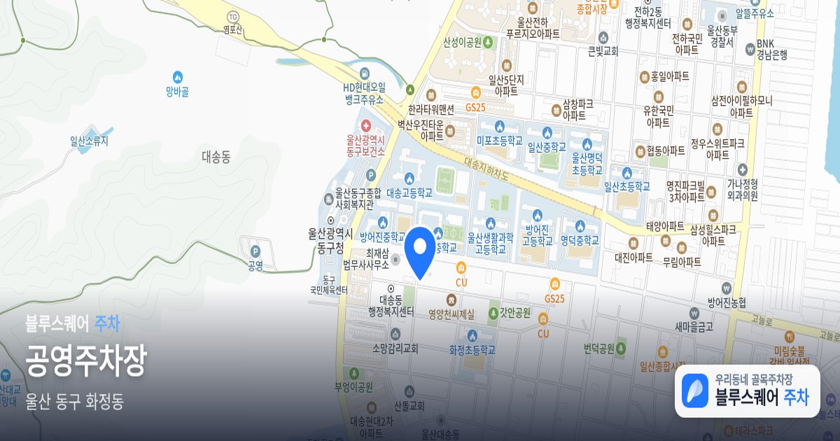 공영주차장 위치 지도