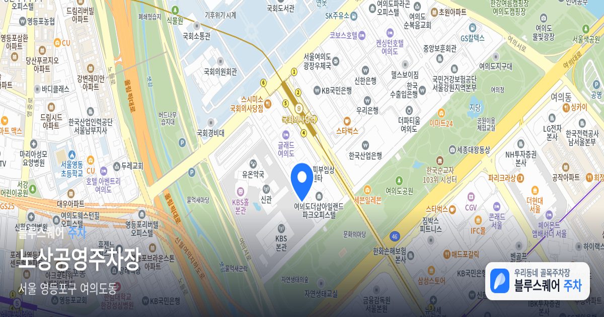 노상공영주차장 위치 지도