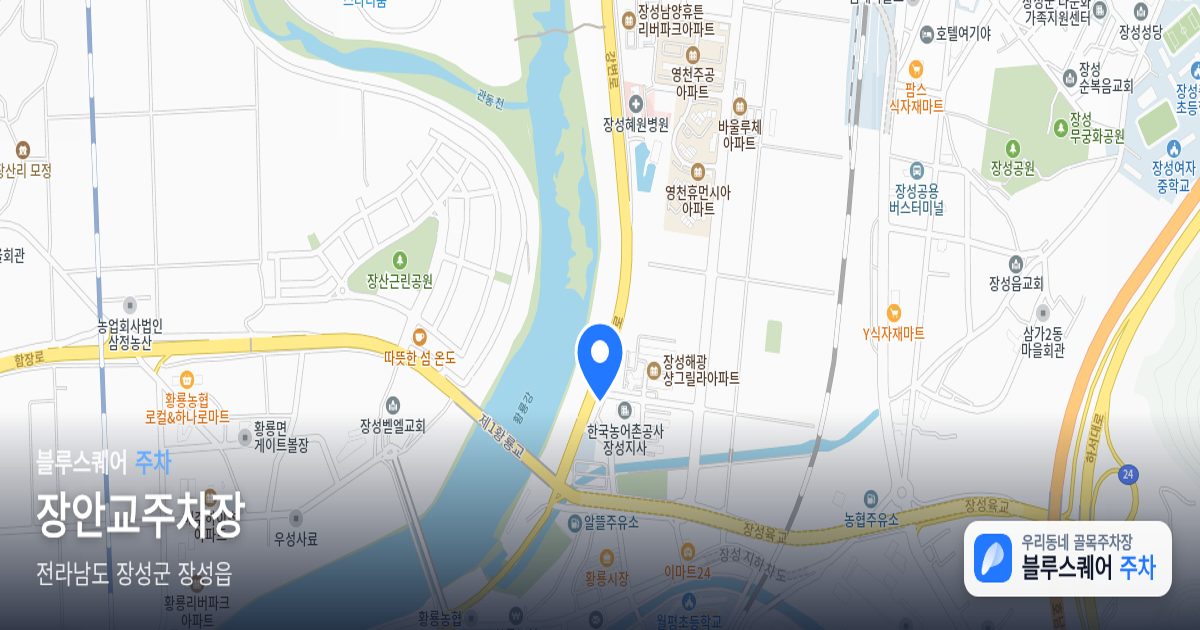 장안교주차장 위치 지도