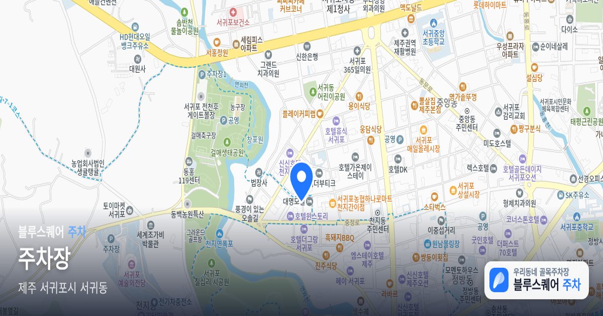 주차장 위치 지도