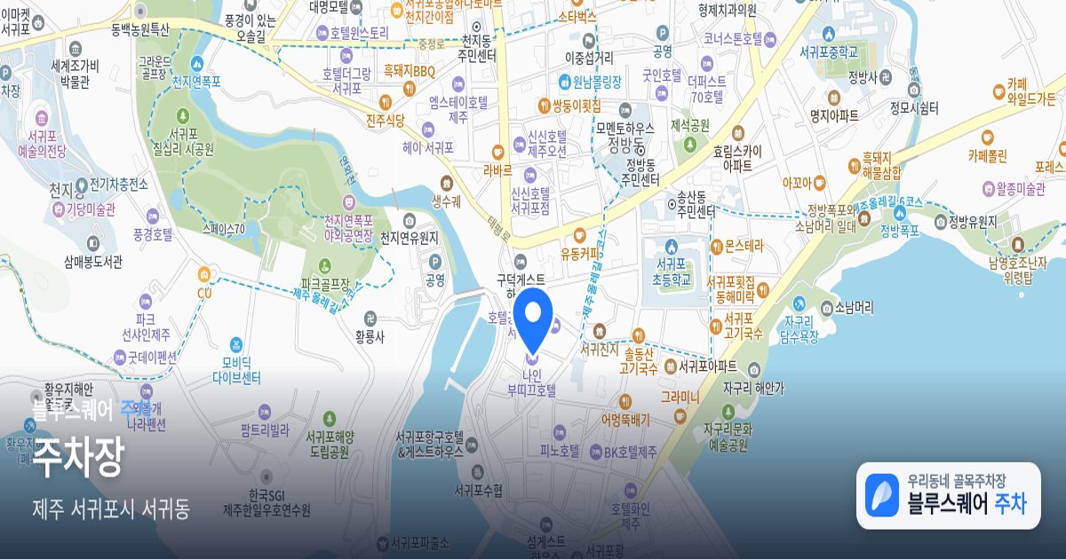 주차장 위치 지도