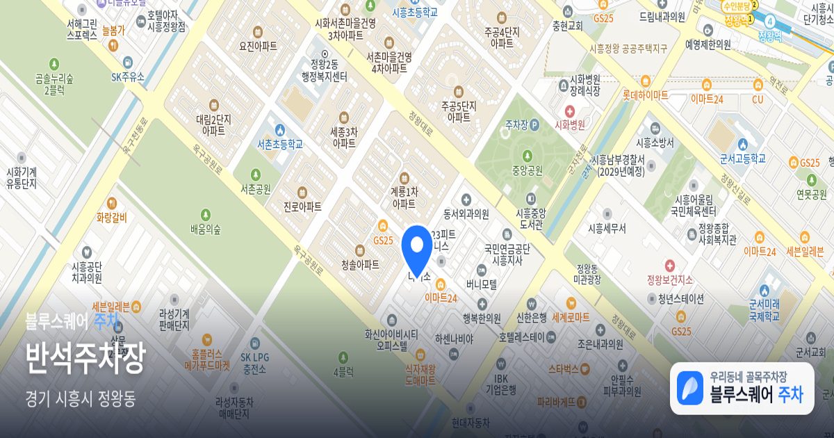 반석주차장 위치 지도