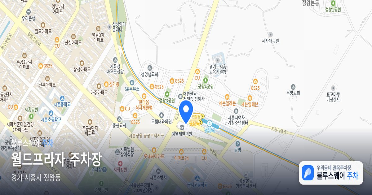 월드프라자 주차장 위치 지도