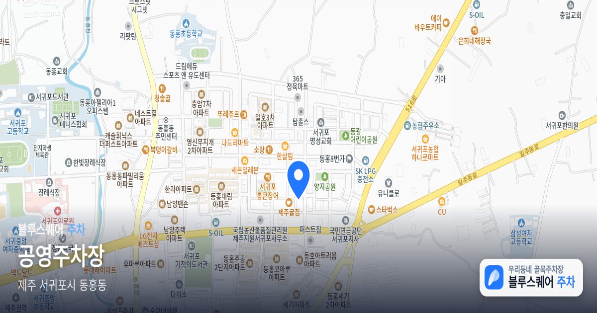 공영주차장 위치 지도