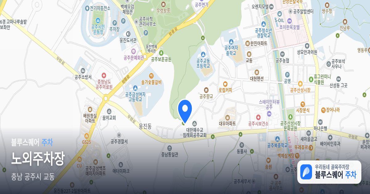 노외주차장 위치 지도