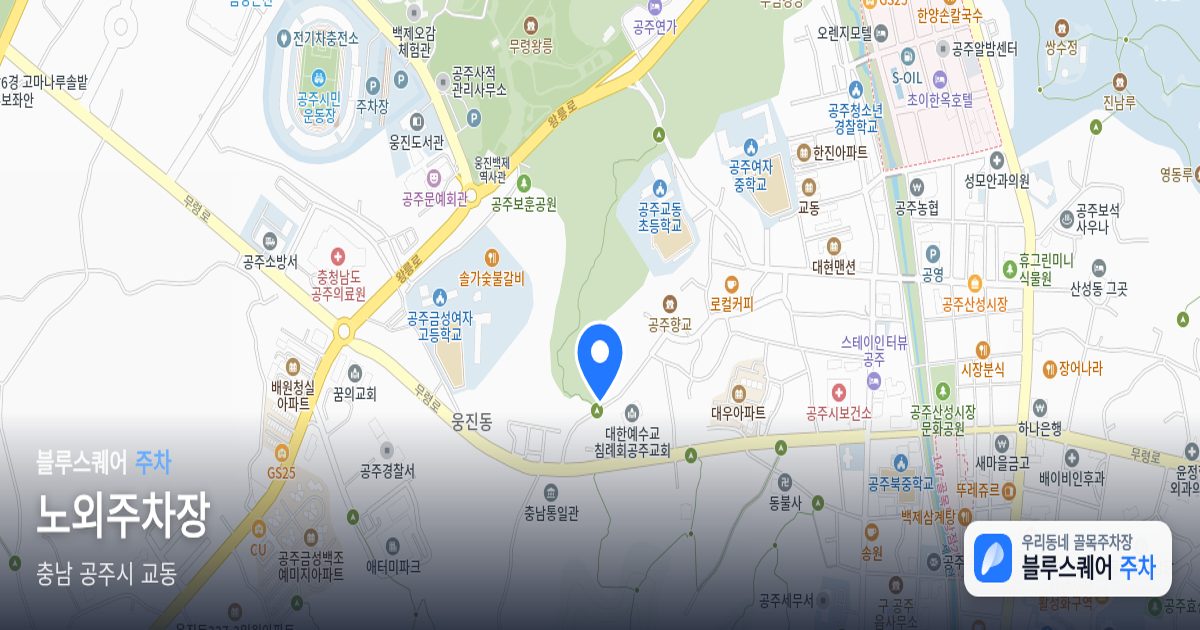 노외주차장 위치 지도