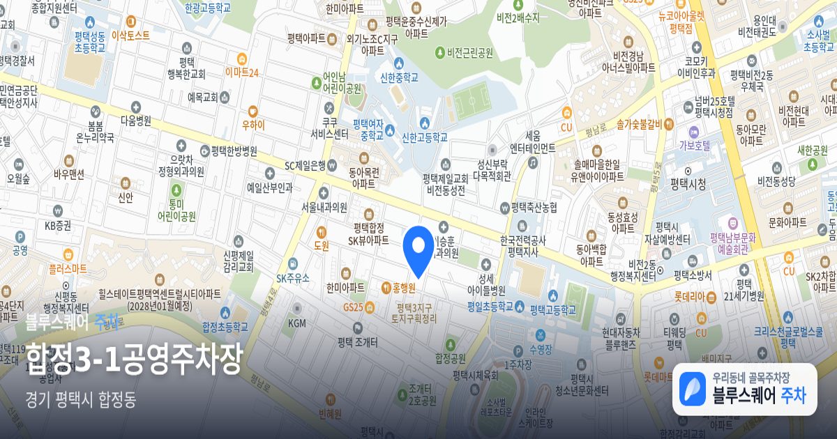 합정3-1공영주차장 위치 지도
