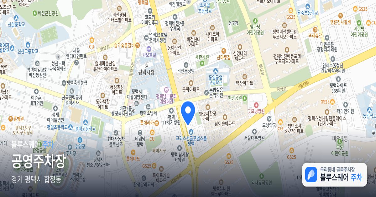 공영주차장 위치 지도