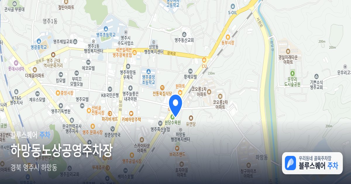 하망동노상공영주차장 위치 지도