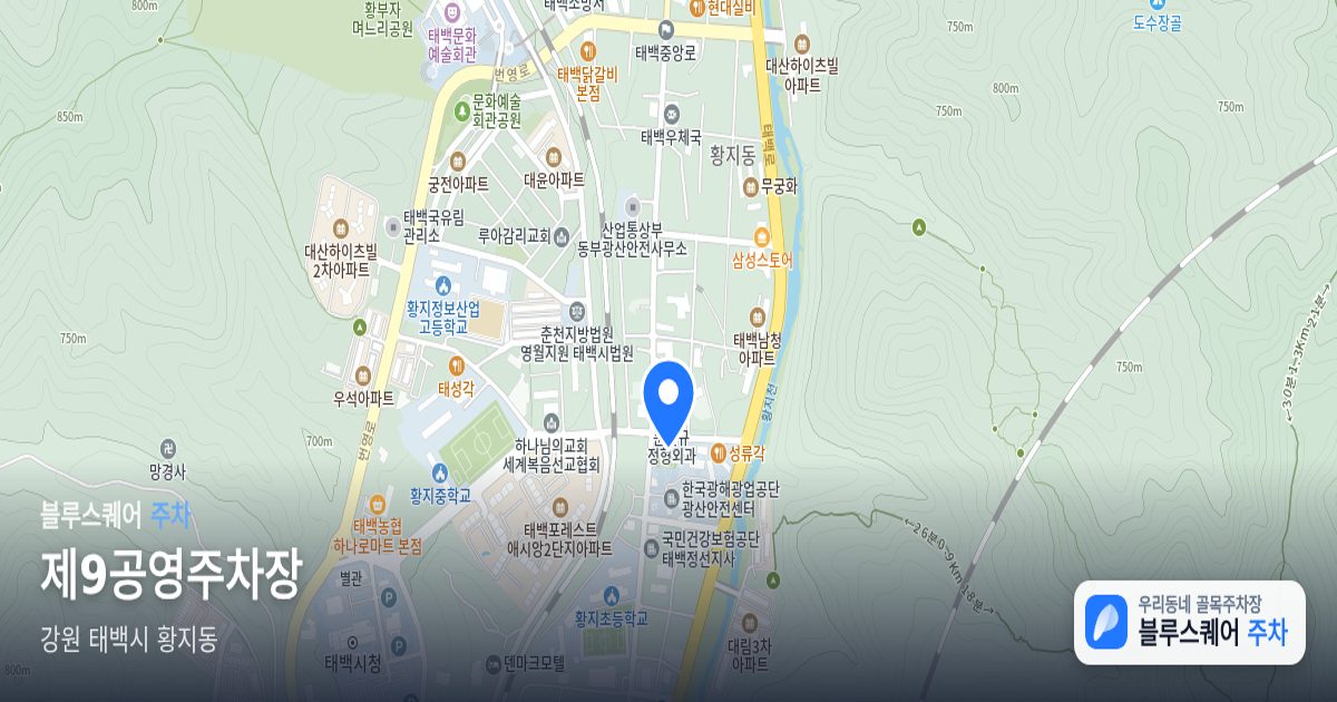 제9공영주차장 위치 지도
