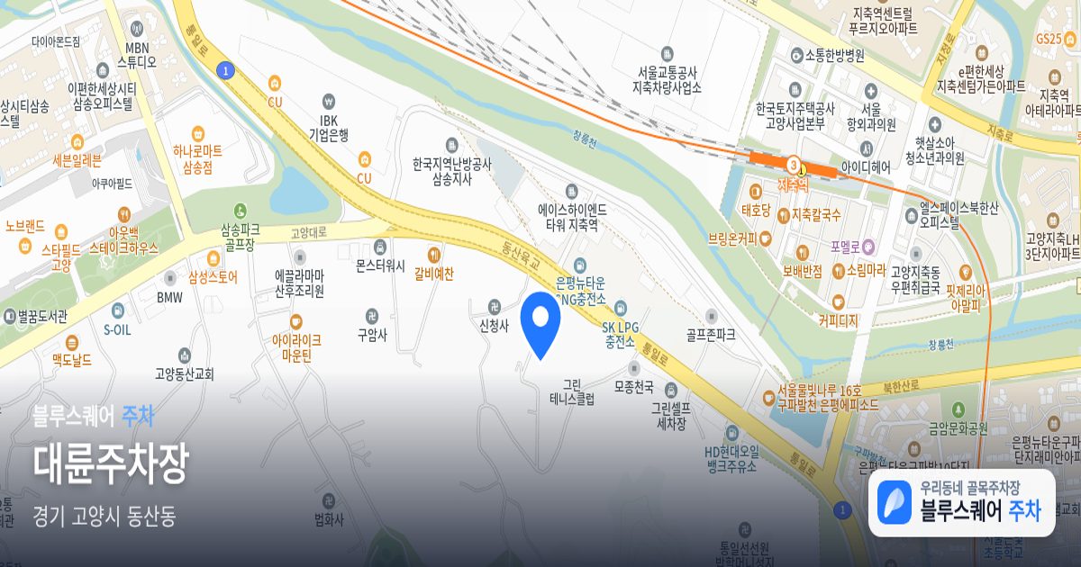 대륜주차장 위치 지도