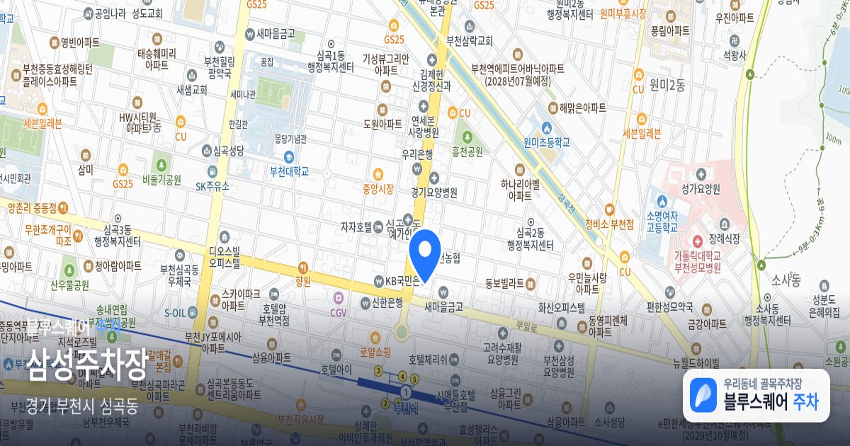 삼성주차장 위치 지도