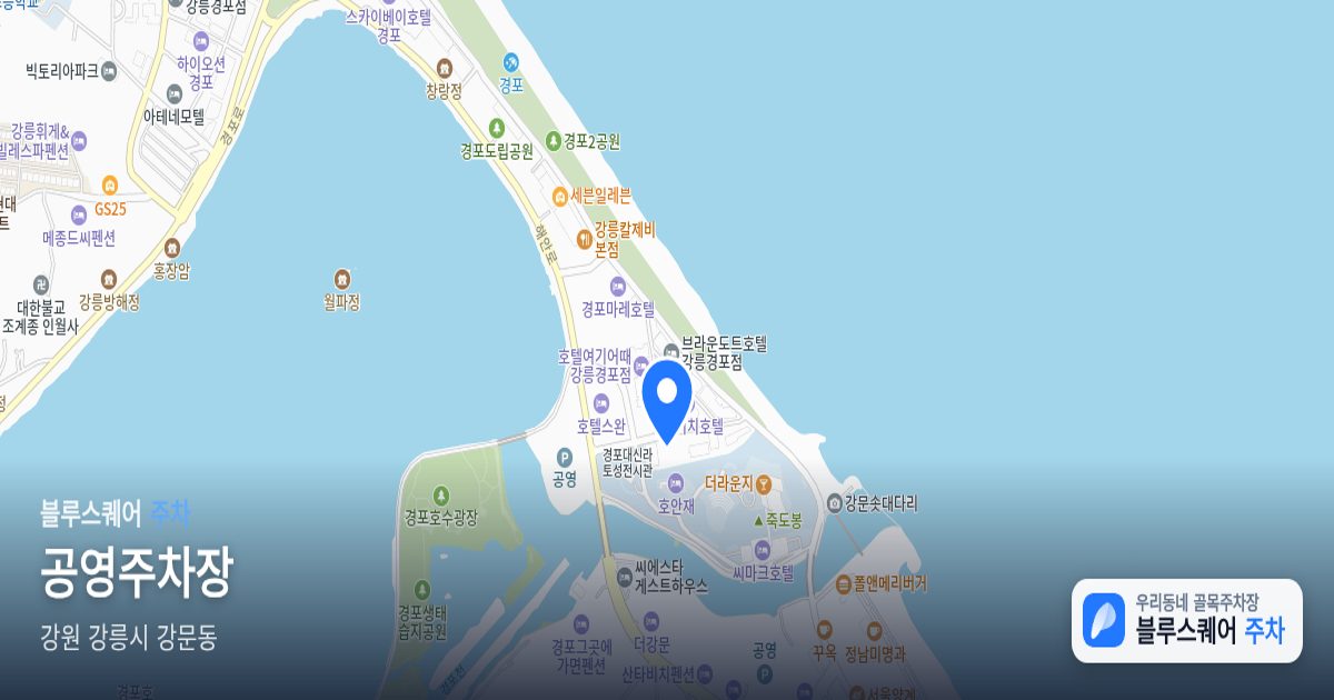 공영주차장 위치 지도