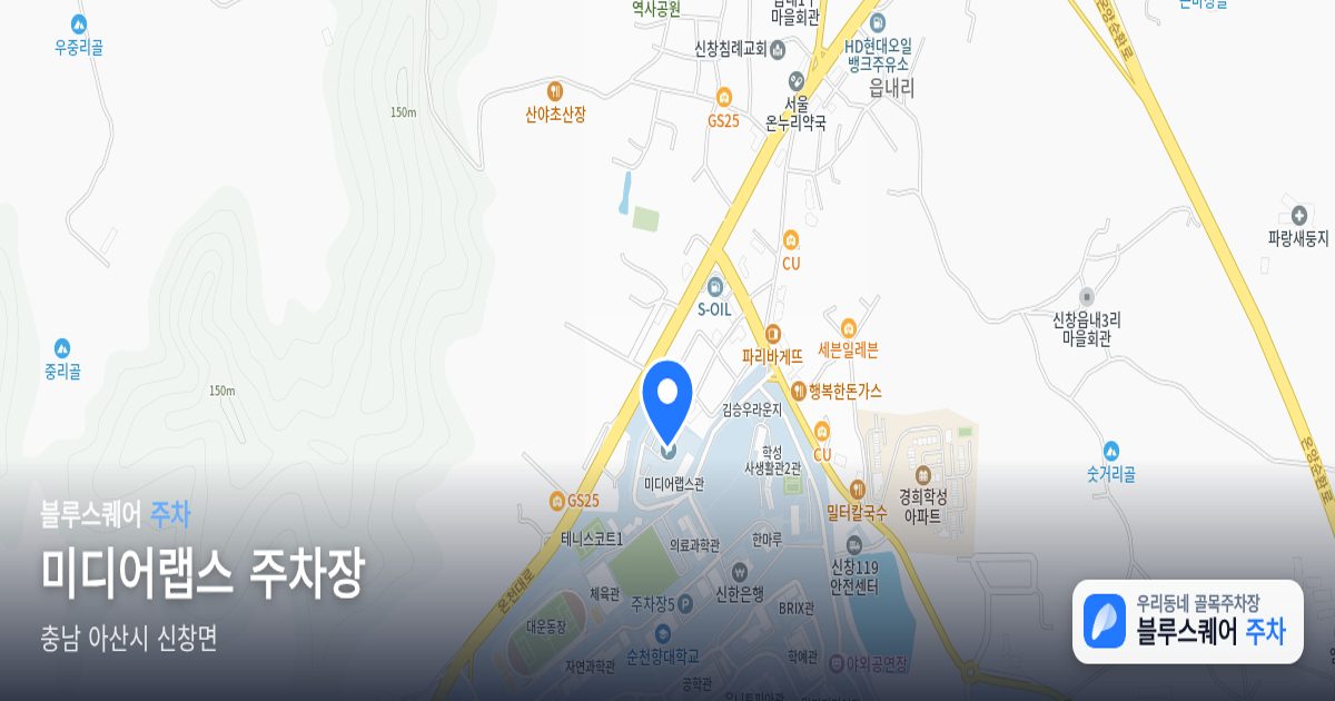 미디어랩스 주차장 위치 지도