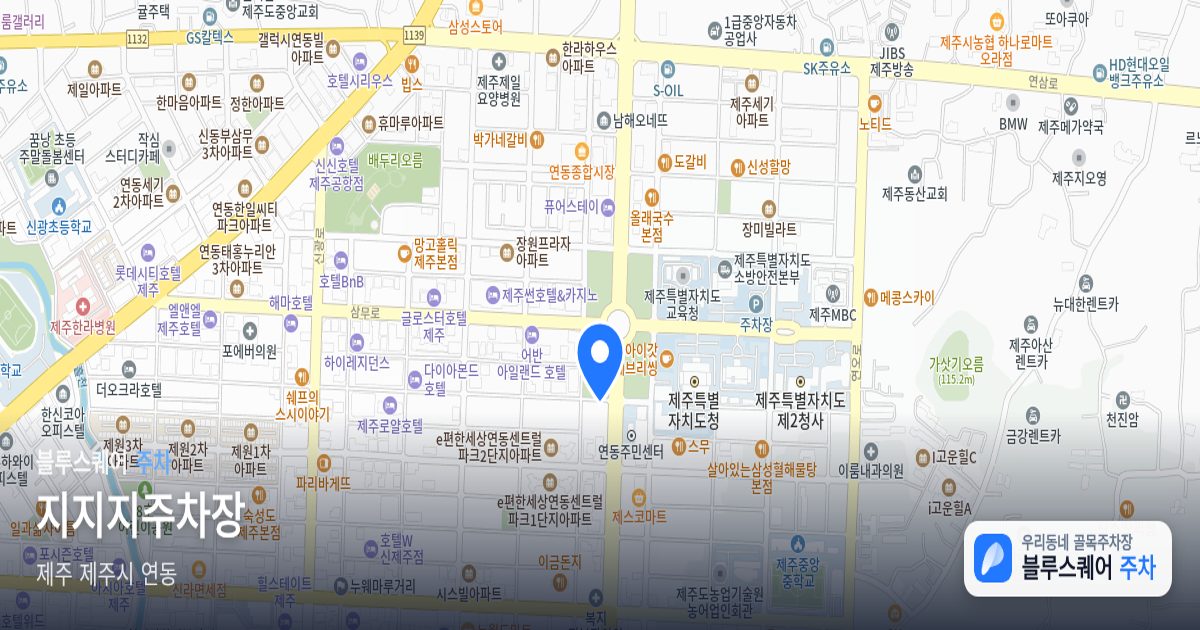 지지지주차장 위치 지도