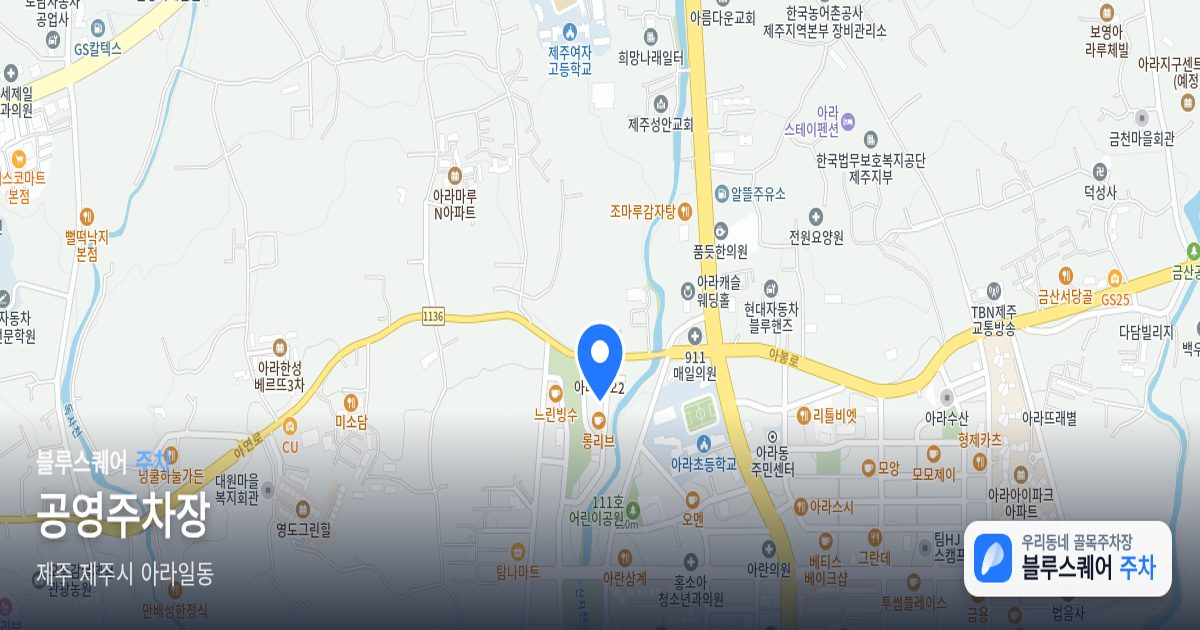 공영주차장 위치 지도