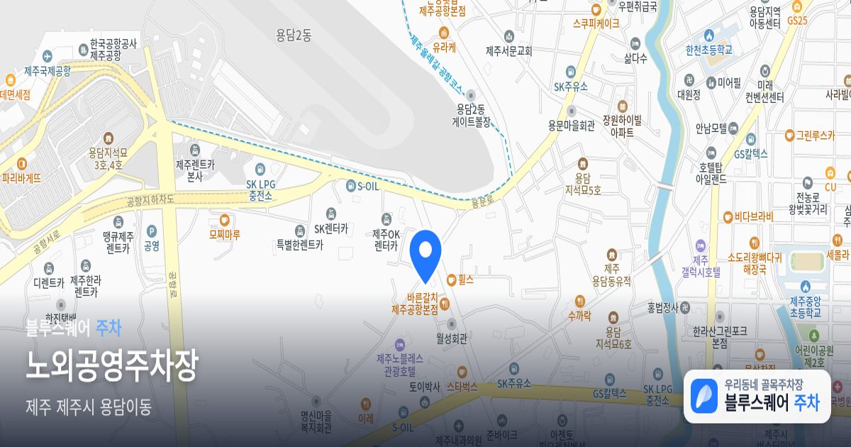 노외공영주차장 위치 지도