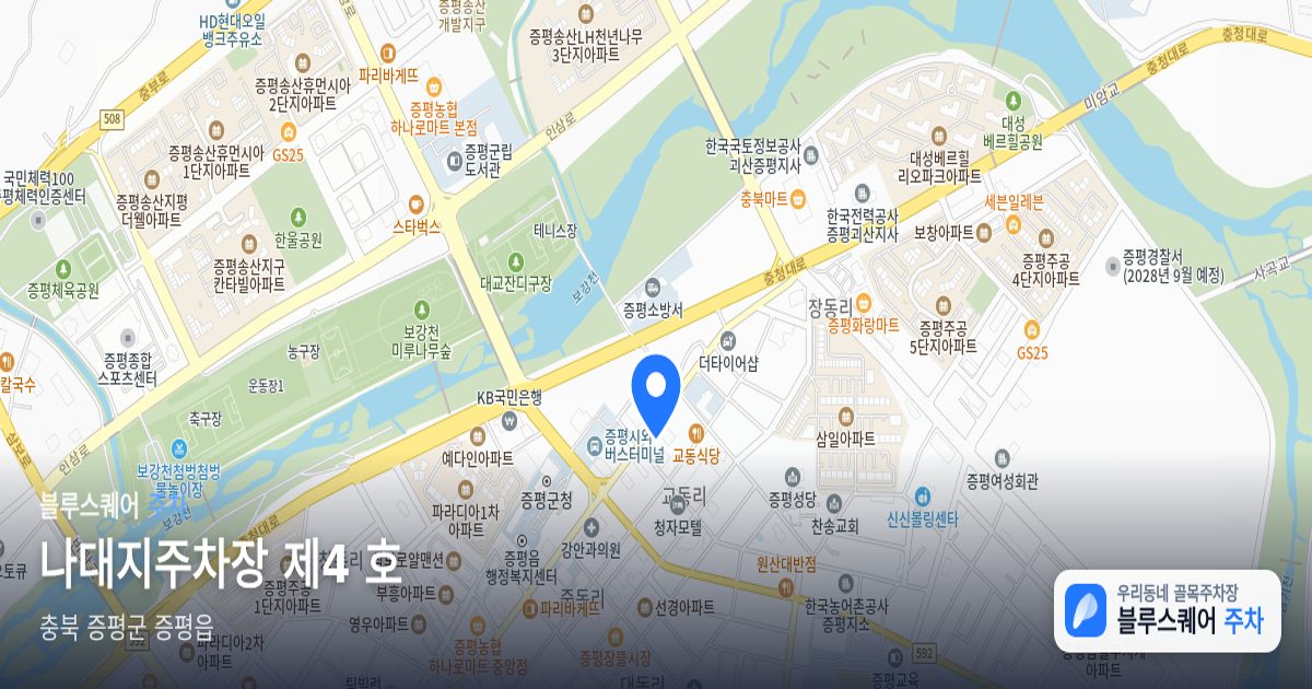 나대지주차장 제4 호 위치 지도