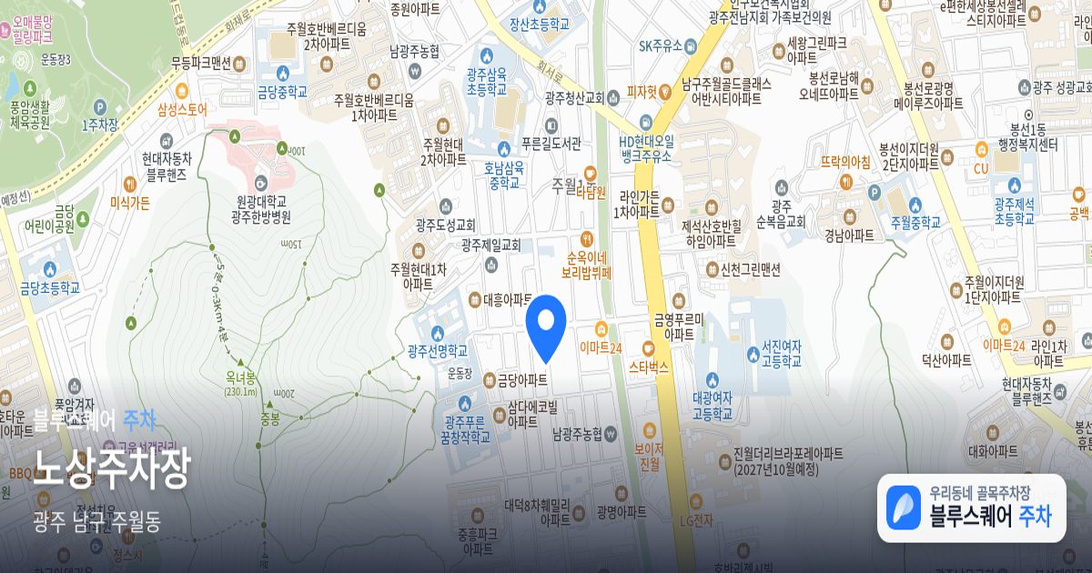 노상주차장 위치 지도