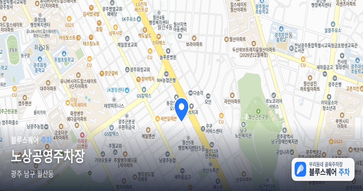 노상공영주차장 위치 지도