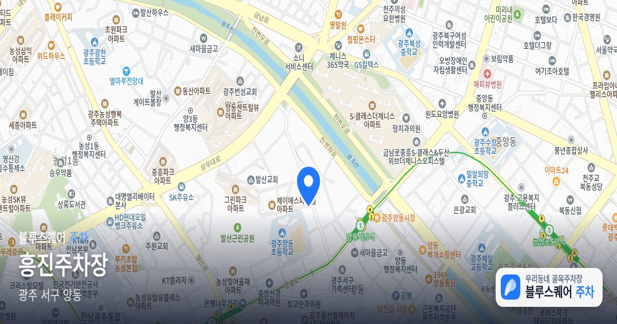 흥진주차장 위치 지도