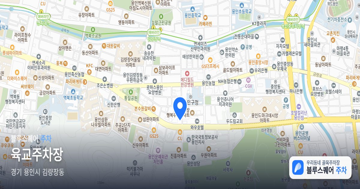 육교주차장 위치 지도