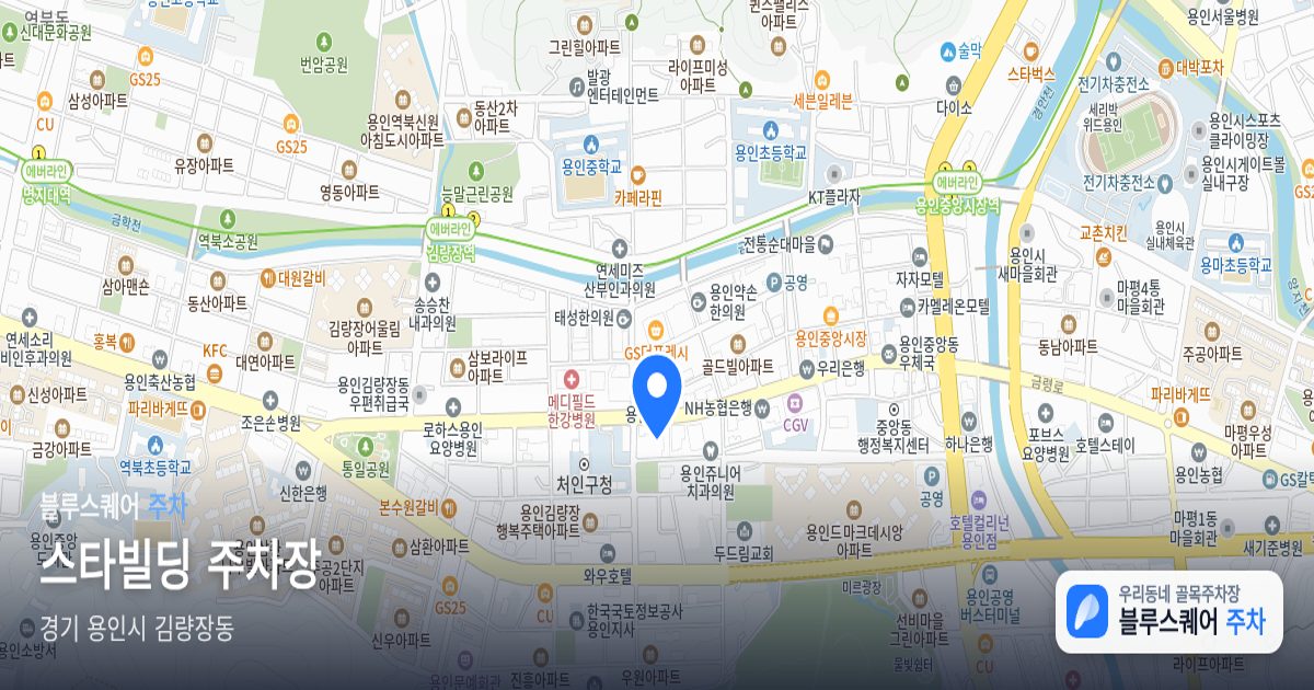 스타빌딩 주차장 위치 지도
