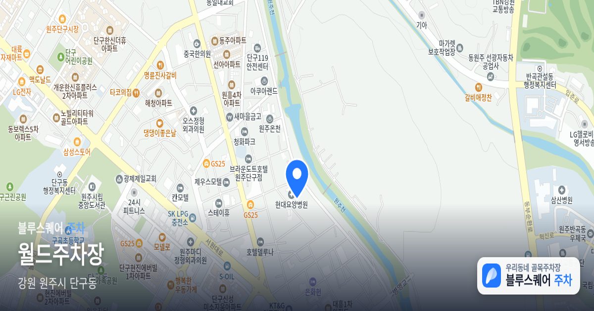 월드주차장 위치 지도