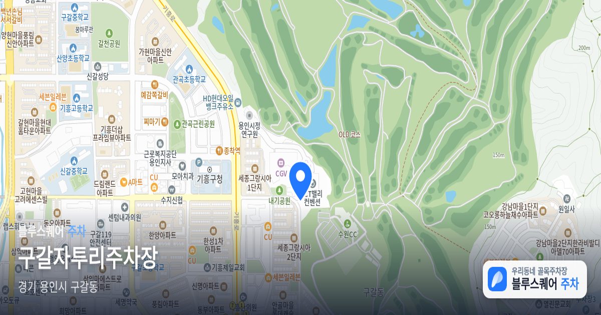 구갈자투리주차장 위치 지도