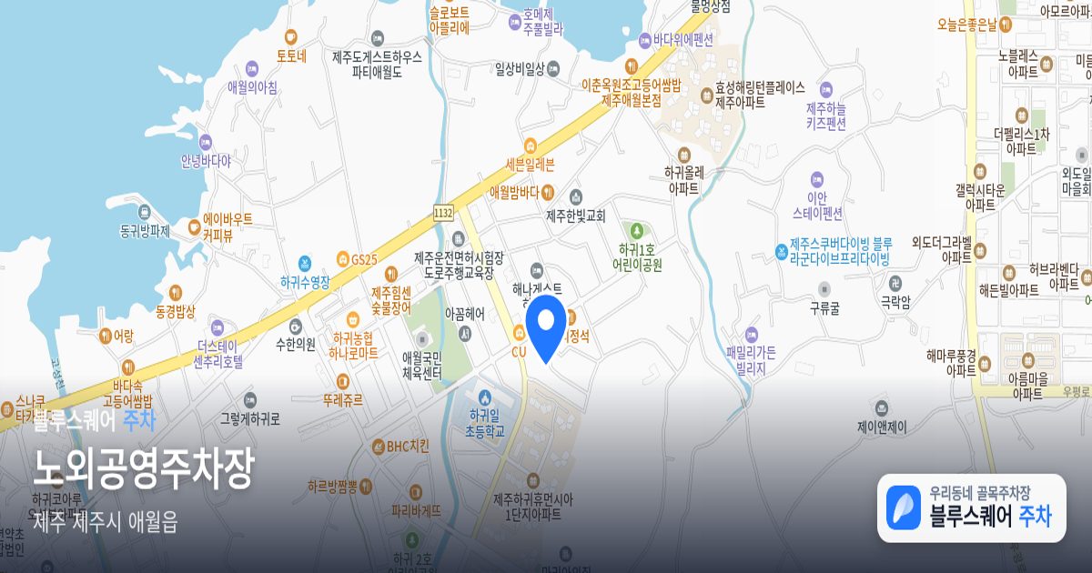 노외공영주차장 위치 지도
