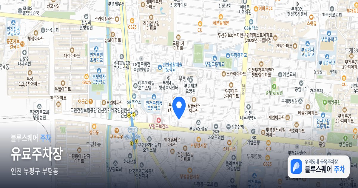 유료주차장 위치 지도