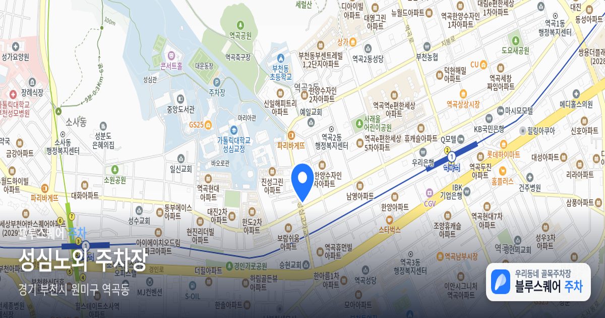 성심노외 주차장 위치 지도