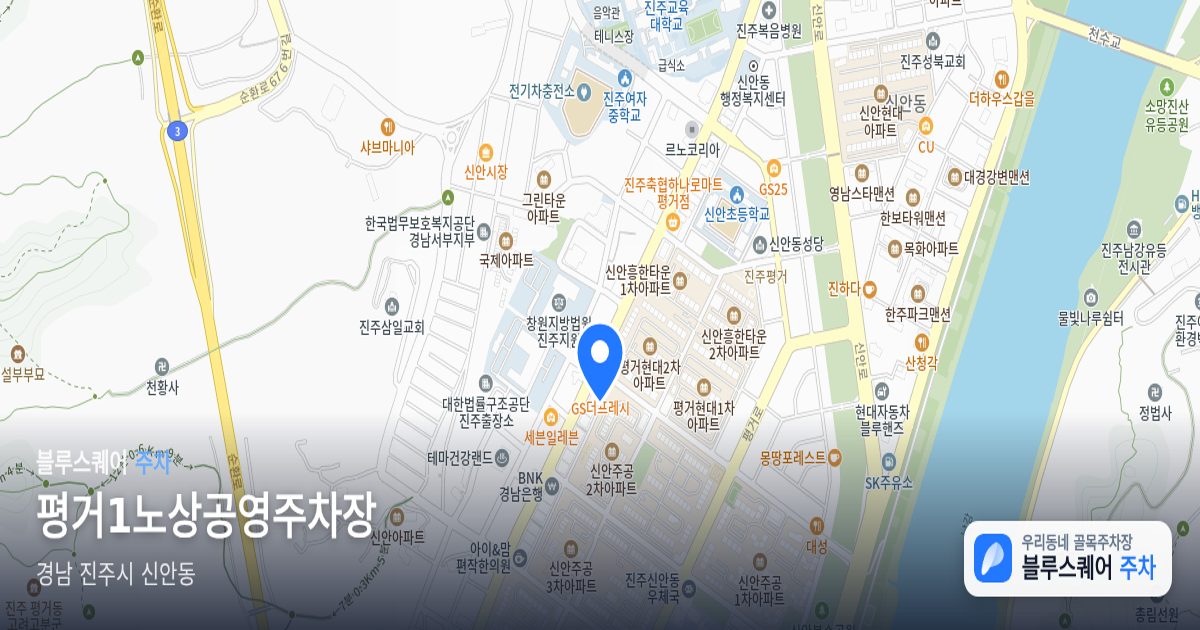평거1노상공영주차장 위치 지도