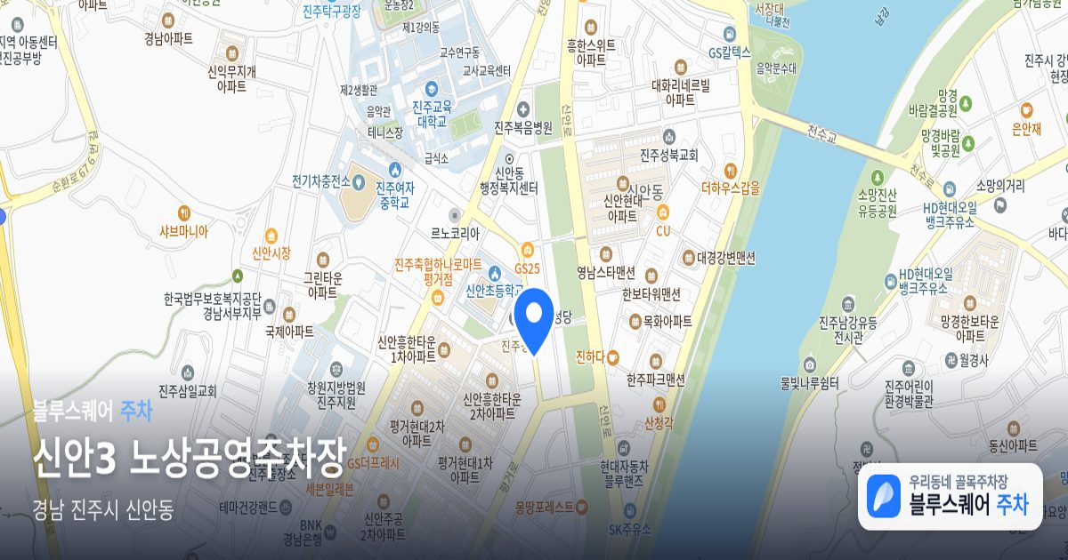 신안3 노상공영주차장 위치 지도